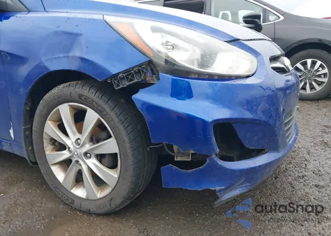 2013 Hyundai Accent Gls from USA, damaged, VIN KMHCU4AE5DU430412